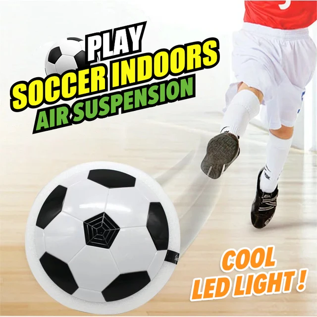 18cm schwebende Fußball Mini Spielzeug ball Luftkissen aufgehängt blinkend  Indoor Outdoor Sport Spaß Fußball Lernspiel Kinderspiel