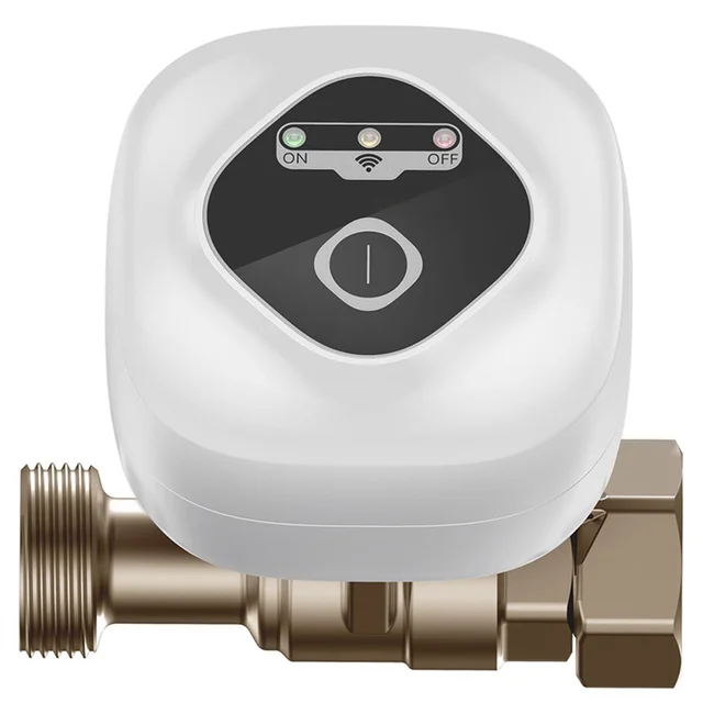 A23F-Wifi Intelligent Ball Valve Automatic Water Shut-Off Valve Support APP Control/3 Timing Modes/Water Leakage Alarm EU 4