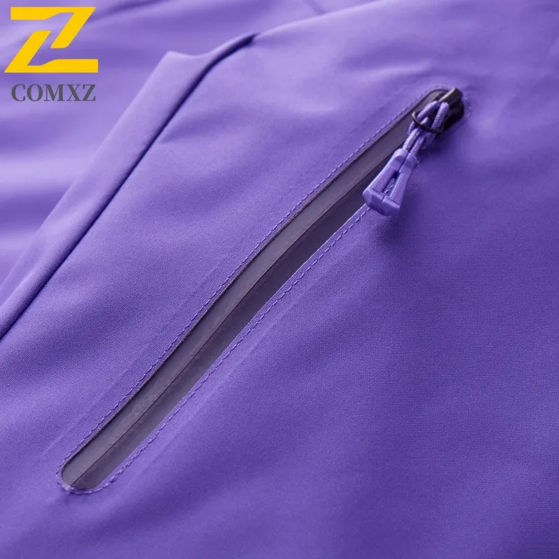 COMXZ Mens Rainproof Coat Warm New 3 in 1 Outdoor Fly Fishing Travel Coat Climbing Windproof Waterproof Wear Resistant Outerwear