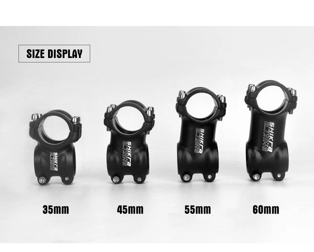 Description Picture 4 of itemSHIKRA  Bicycle Accessories Bicycle Stem Mountain Road Bike Stem Ultralight Stem Handlebar Stem 7 Degree 35 45 55 60 70 80 90 mm