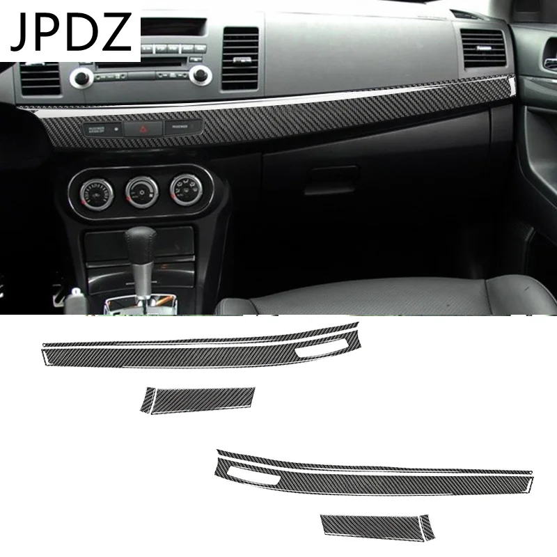 

Автомобильный ящик для хранения из углеродного волокна, ящик для инструментов, декоративная панель, наклейка, Обложка, наклейка для Mitsubishi Lancer 2008 2009 2010-2013