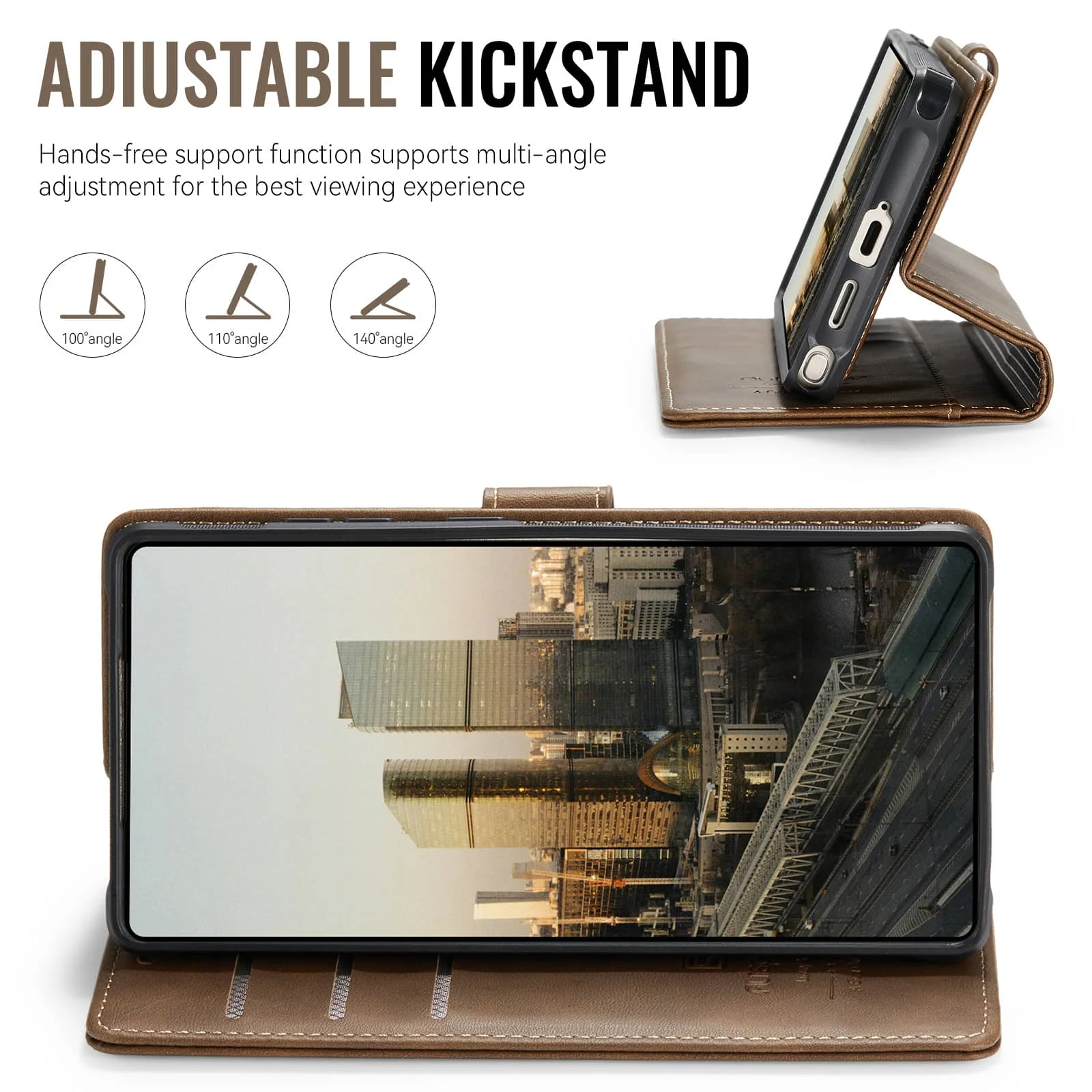 Premium Detachable Wallet Case | 2-in-1 Flip Folio with Card Holder, RFID Blocking, Kickstand & Shockproof Protection