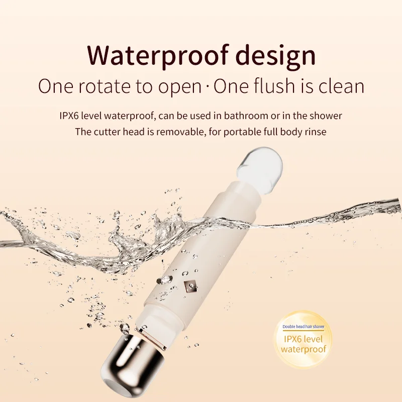 2 In 1 Electric Razors for Women Bikini Trimmer Face Shavers Hair Removal for Underarms Legs Ladies Body Remover IPX6 Waterproof 2