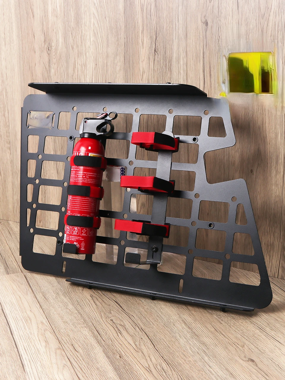 

Vehicle storage rack, fire extinguisher fixing bracket, hanging bracket, vehicle mounted