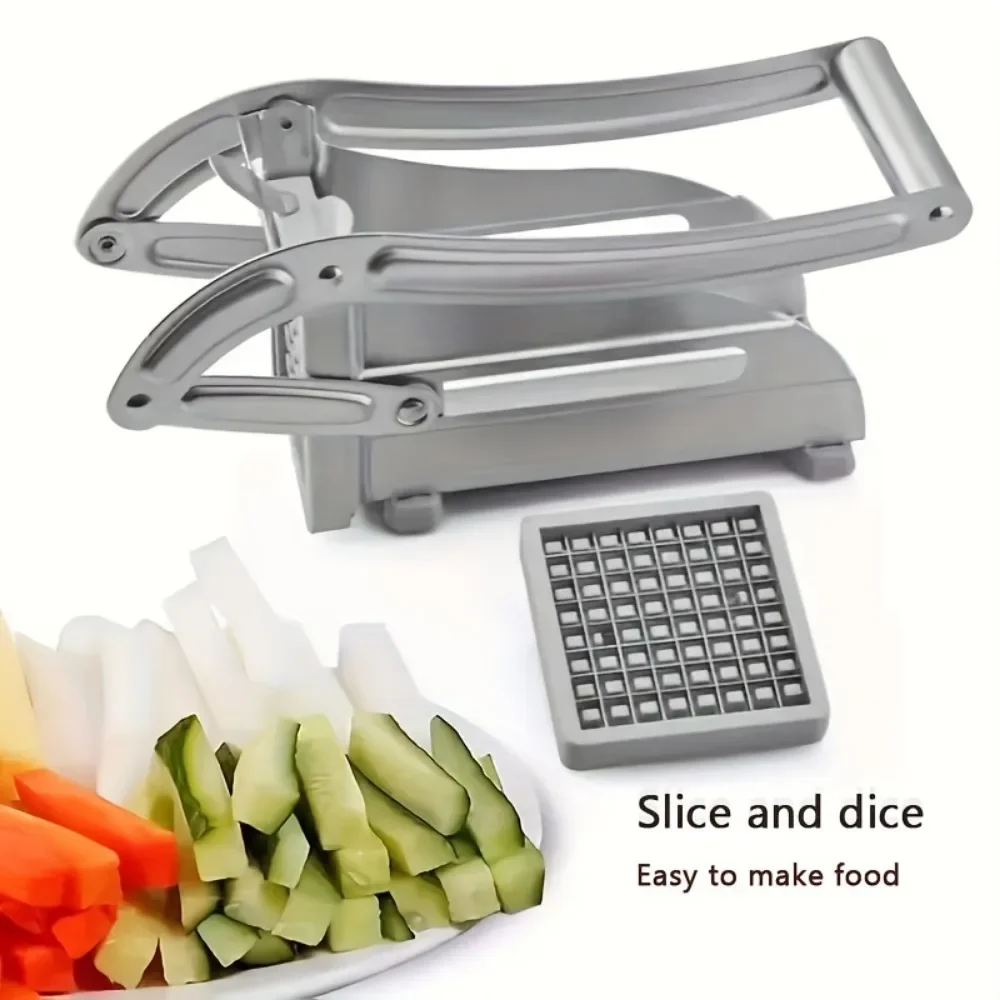 1 Set Stainless Steel Fruit Cutter Vegetable Cutter French Fry Potato Slicer Vegetable Chopper Kitchen Gadgets Vegetable Slicer Fruit Slicer Vegetable Cutter Food Slicer Potato Slicer Apple Cutter Potato Cutter