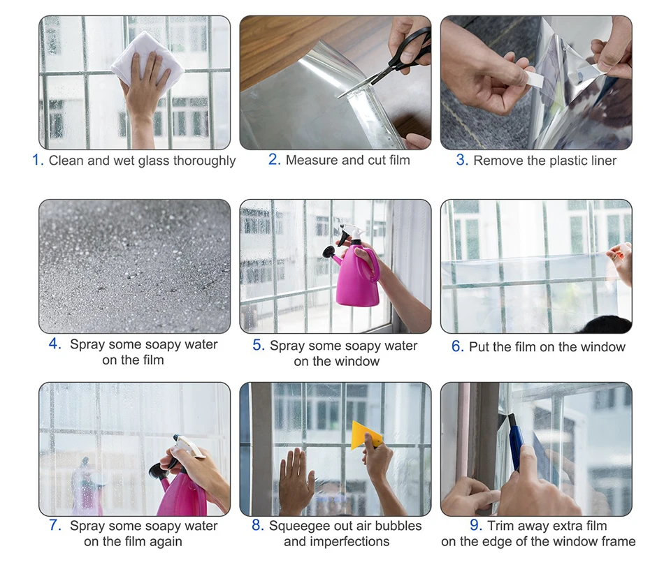 Daytime One Way Window Privacy Film for Home