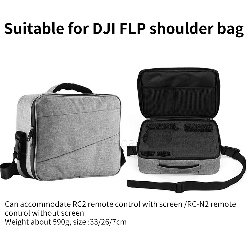 Drone Accessories Drone Storage Bag Flip Carrying Case Portable For DJI RC 2/RC-N2 Remote Controller