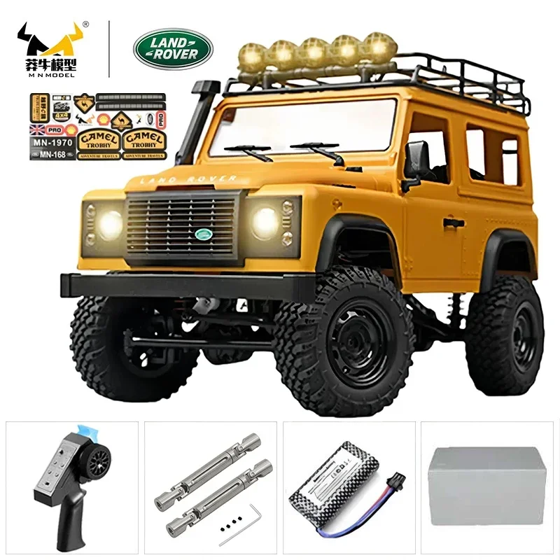 MN MN82S 1:12 레트로 RC카, LED 조명 포함, 풀 체중계 시뮬레이션 LC79, 전문 4WD 리모컨 픽업 RC 트럭 모델 장난감