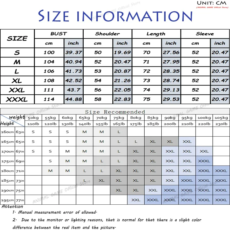 Animal Game Mens Full Zip Long Cardigan Sweater Warm Cold Blouse Luxury Outerwear Thick Knitted Zipper Sweaters Jacket Knitwear