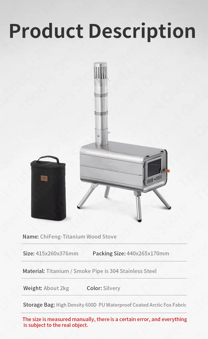 Ultimate Titanium Camping Wood Stove Ultralight Fast Cooking