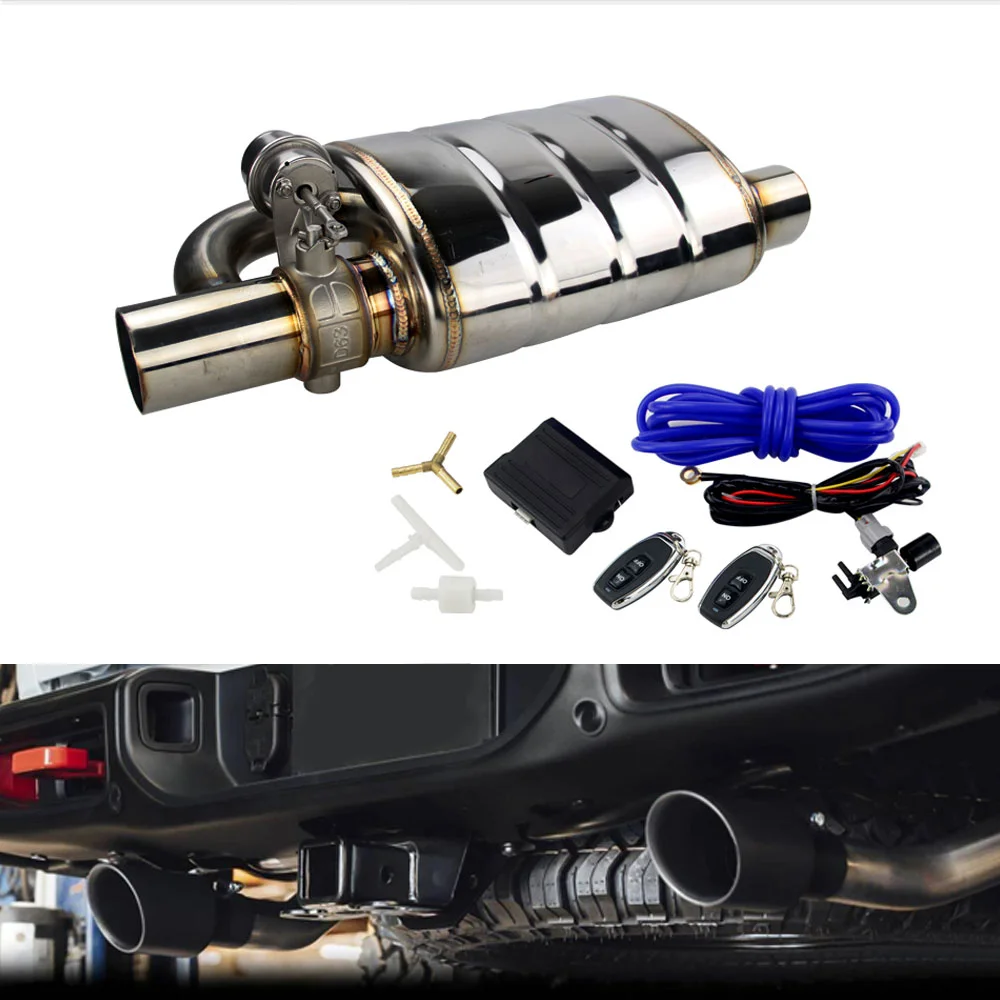 StainlessSteel25335INOUTTipOnSingleExhaustMufflerDump