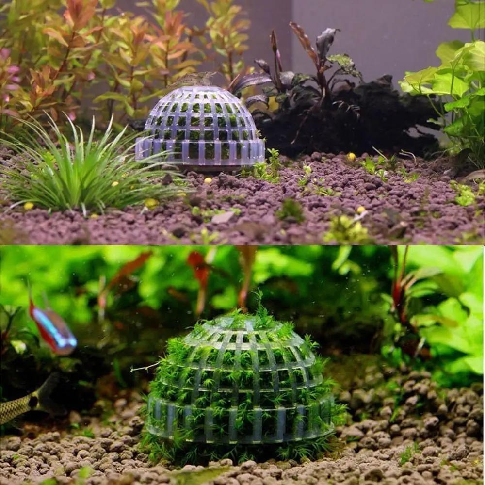 5cm Aquarium Grass Plant Model Natural Mineral Aquatic Bio Moss Ball Filter Mineral Balls Fish Tank Decor