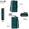 High Quality Women Wallet RFID Anti-theft Leather Wallets For Woman Long Zipper Large Ladies Clutch Bag Female Purse Card Holder 5