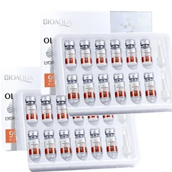 2Box Facial Whitening Serum Yeast Freeze-Dried Power Set Shrink Pores Moisturizing Brighten Skin Care Anti Aging Peptide Essence