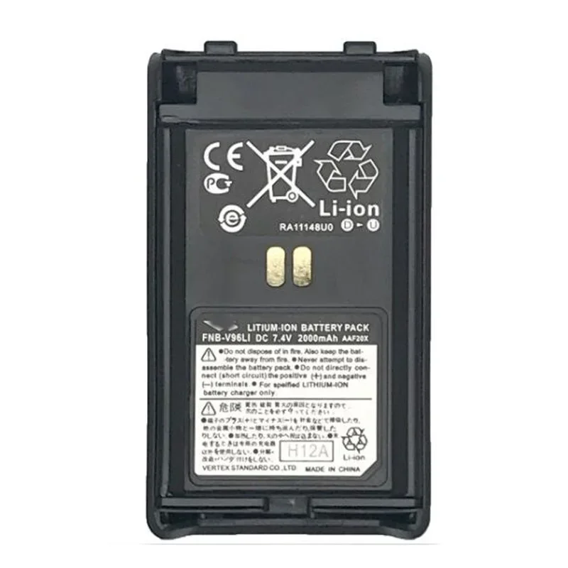 

FNB-V96LI 7.4V 2000mAh Li-ion Battery FNB-V95Li for Vertex Radio VX-231 VX-350 VX-351 VX-354 VX351 VX354 Walkie Talkie