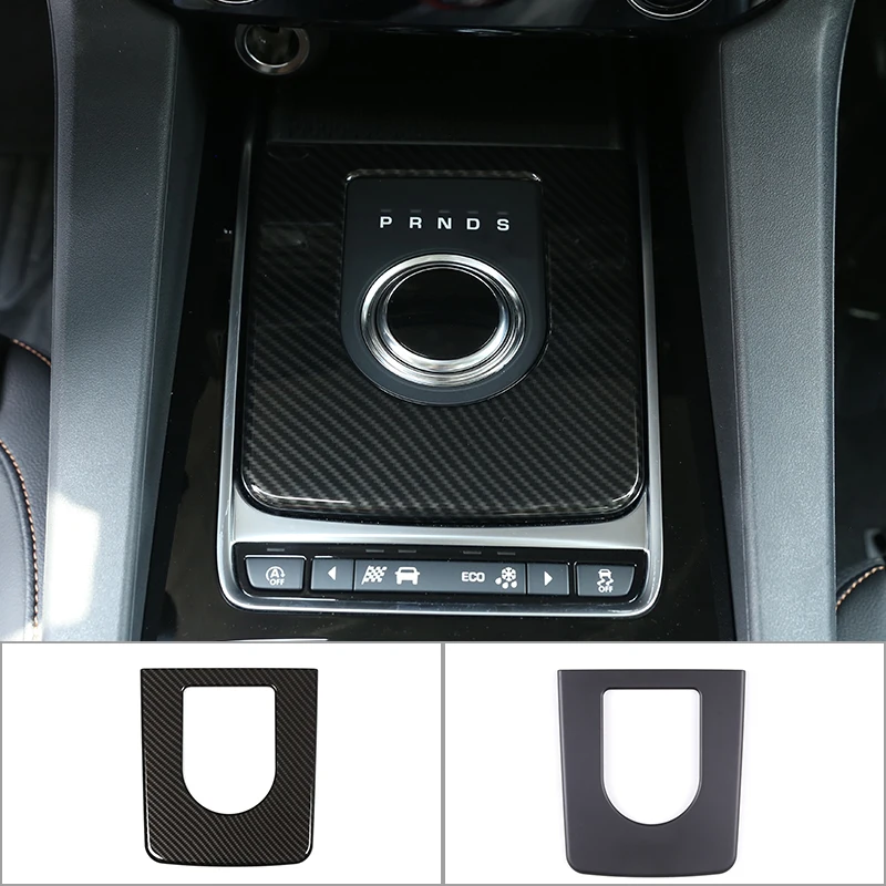 

ABS Carbon Fiber Texture Car Center Control Gear Shift Panel Frame Trim Cover Fit For Jaguar XF XE F-PACE X761 XE X760 XF X260