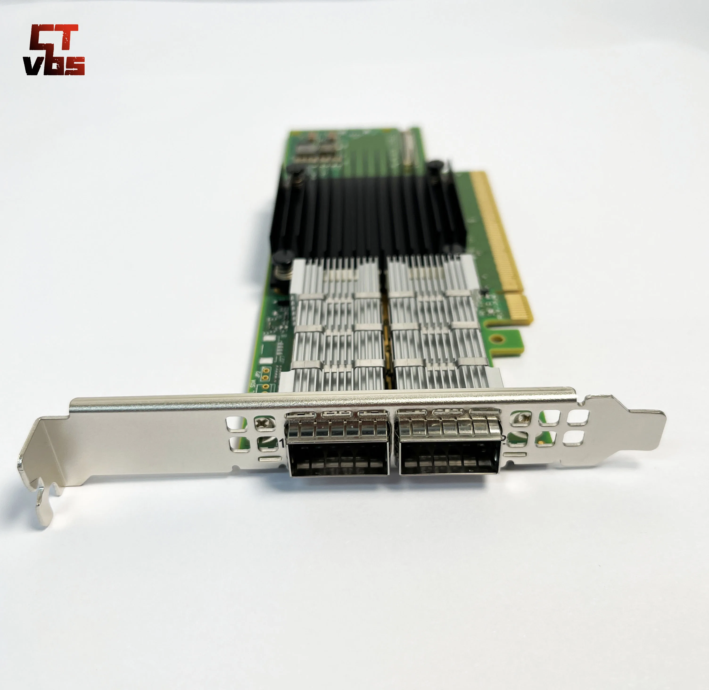 MCX653106A-HDAT Mellanox ConnectX-6 VPI 어댑터, HDR IB(200Gb/s) 및 200GbE, 듀얼 포트 QSFP56, PCIe4 PCIe3.0 x 16 브래킷 모두