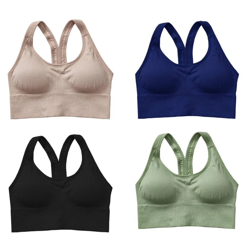 Women Sports Bras Push Up Crop Top Fitness Breathable Top Sexy Running Yoga Bra