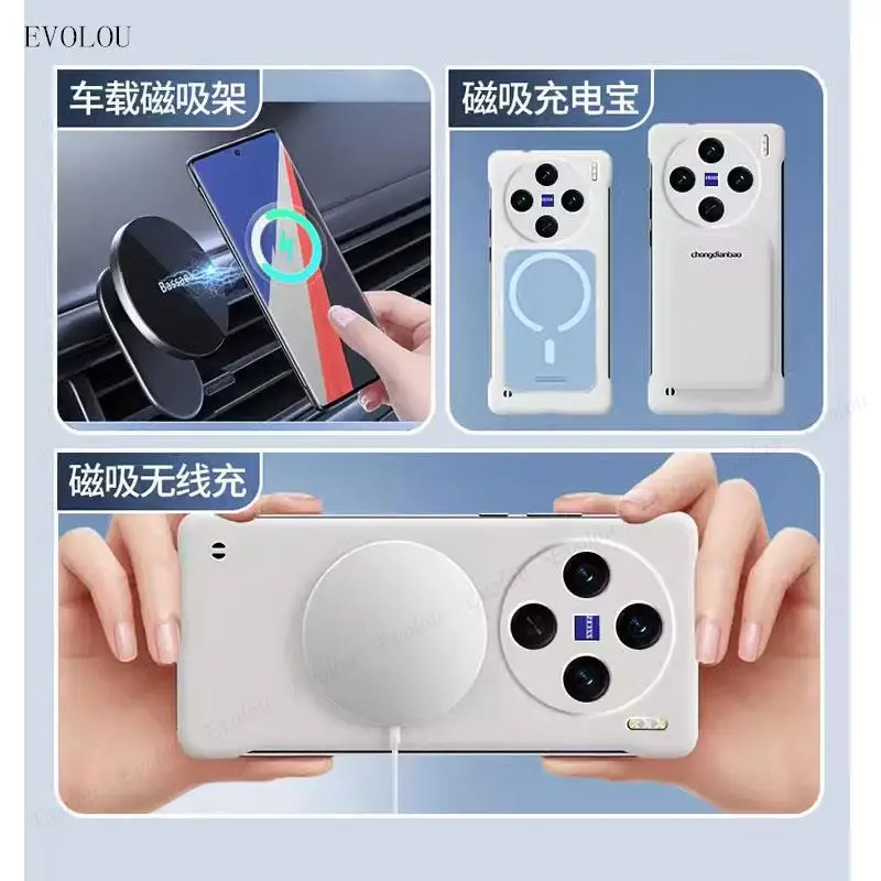 Magsafe Magnetic Frameless Shockproof Phone Case