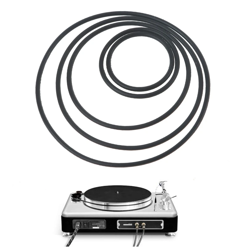 Cassette Tape Belts 20Pcs 1.5mm Rubber DVD Cassette Tape Recorder Turntable Strap Durable