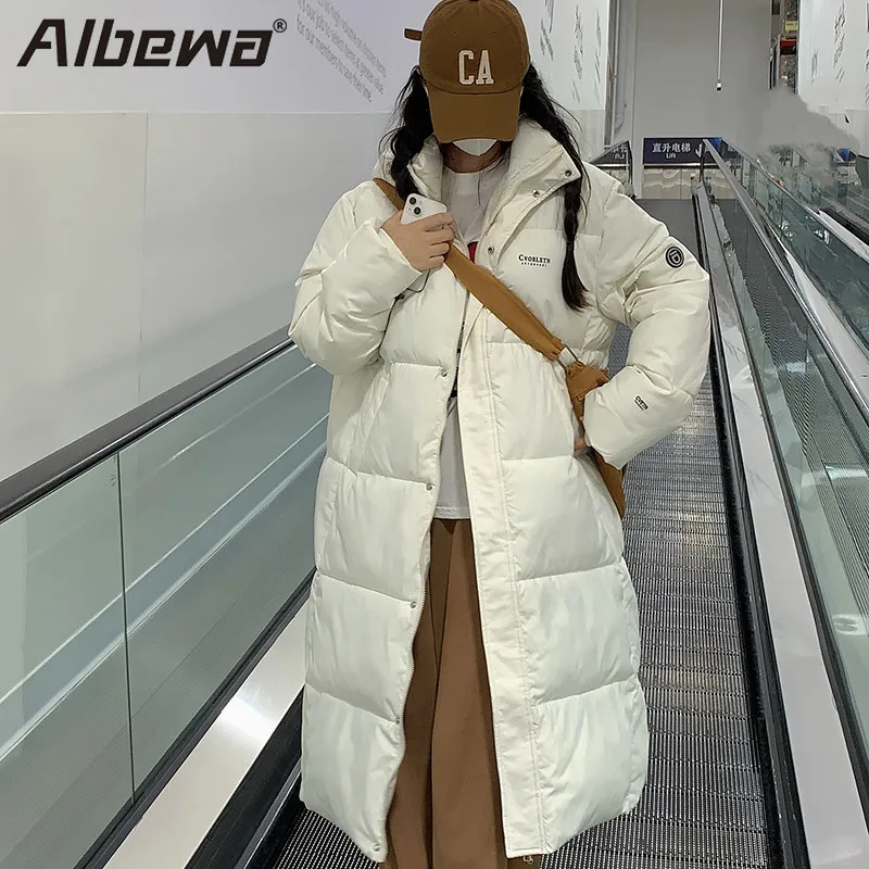 

Winter Jackets Parkas for Women Vintage Thick Warm Padded Zipper Basics Outwear Hooded Casual Feminina Coats Puffer Jacket