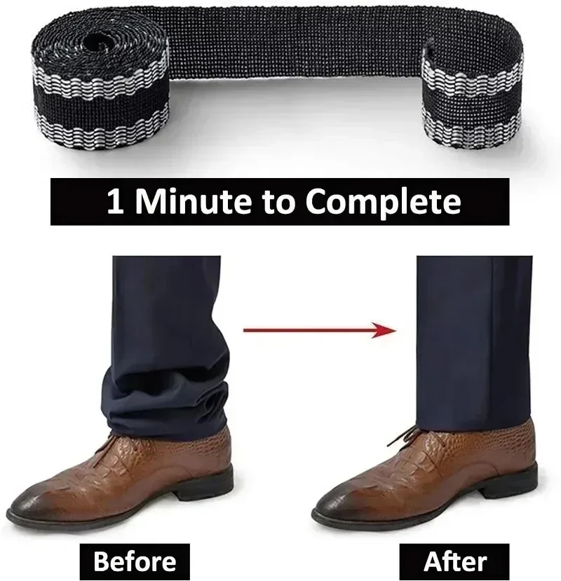 자기 접착 바지 헤밍 테이프 롤 빨 바지 청바지 용 가장자리 붙여 넣기 테이프 의류 길이 수리 DIY 재봉 용품 단축