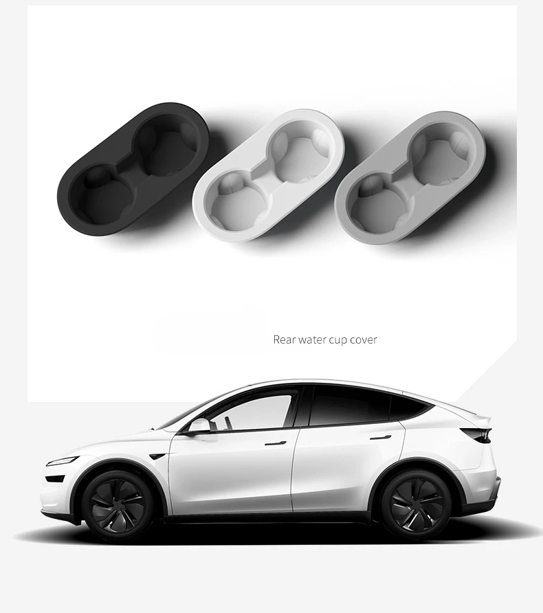 Cup Holder for Tesla Model Y Juniper 2025 Central Control/Rear Water Cup Cover B