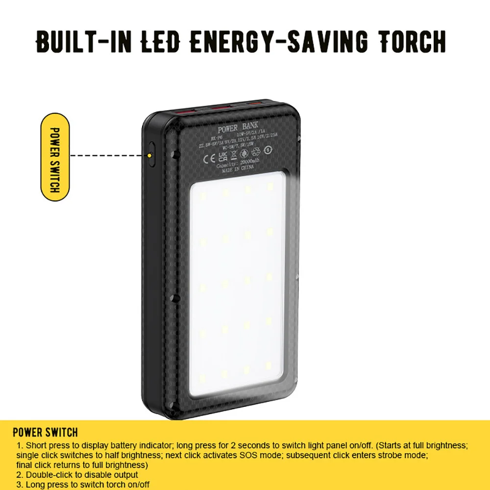 Custodia Power Bank 6*18650 da 20000mAh con Doppia USB, Scatola Batteria Power Bank, Caricabatterie per Telefono, Guscio DIY Rimovibile, Kit Custodia per Ricarica e Stoccaggio - immagine 4