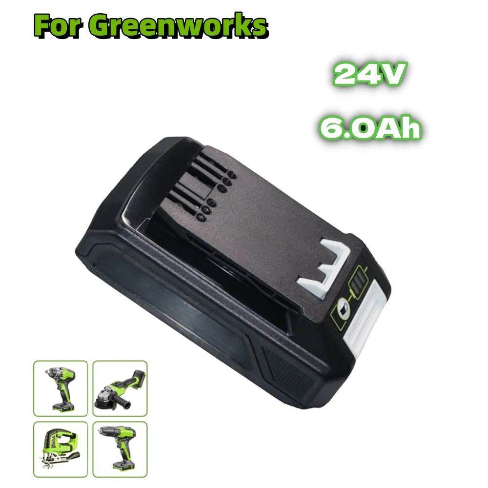 

24 В, 6000 мАч для литий-ионных батарей Greenworks, оригинальный продукт на 100% новый