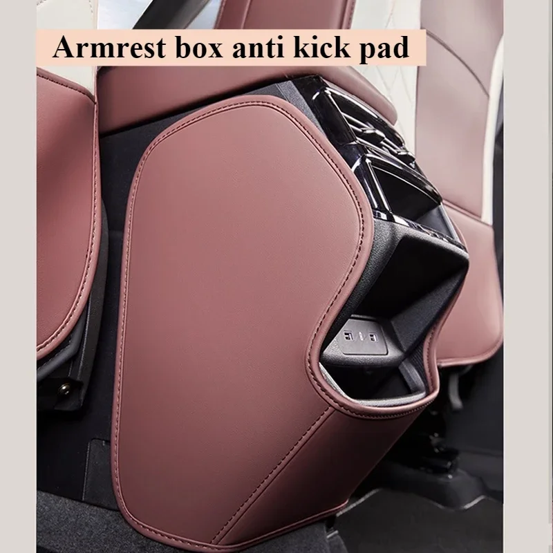 For Geely Monjaro Xingyue L Car Seat Back Anti Kick Pad Mat Leather Anti Dirty Protector Interior Accessories
