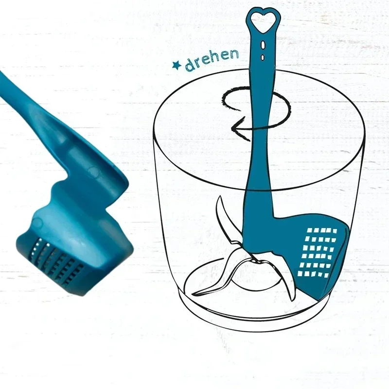 Rotating Spatula for Kitchen Thermomix TM5/TM6/TM31 Removing Portioning Food Multi-function Rotary Mixing Drums Spatula