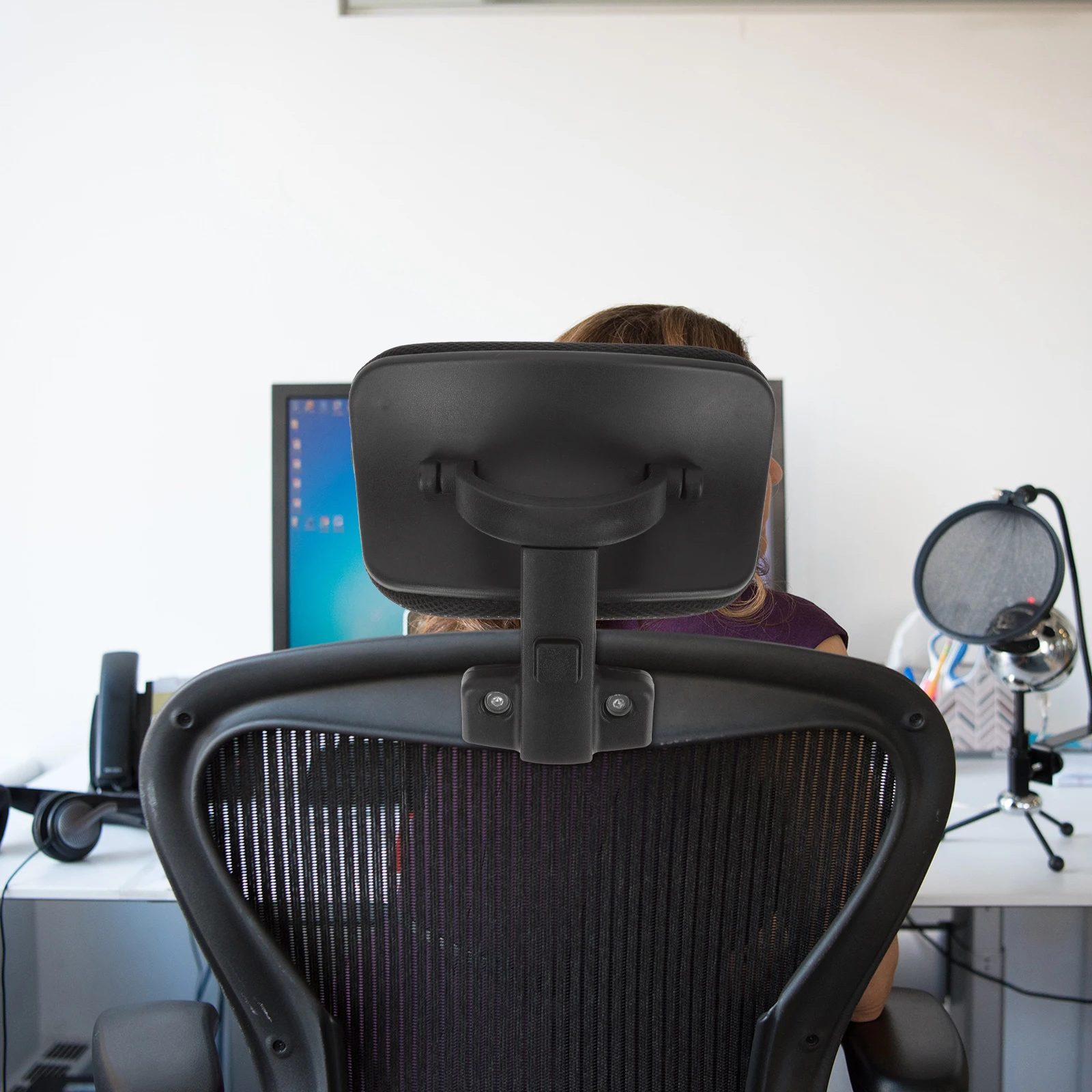 Chair Headrest Pillow for Office Computer Chair Adjustable Head Backrest Accessories