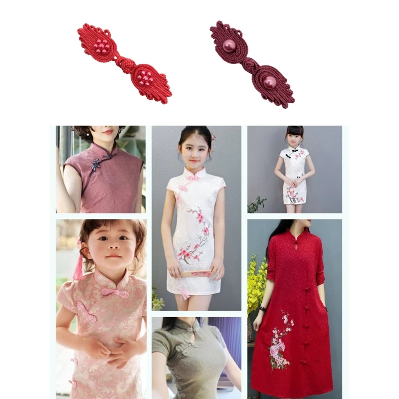 

Traditional White Cabbage Knot Button Exquisite Cheongsam Buttons for Woman