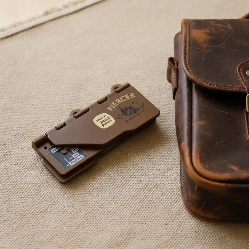 1Pcs 루스 리프 노트북 M5/A7 휴대용 바인더 펀칭기 3홀 4mm 카드 홀 펀치 사무용품