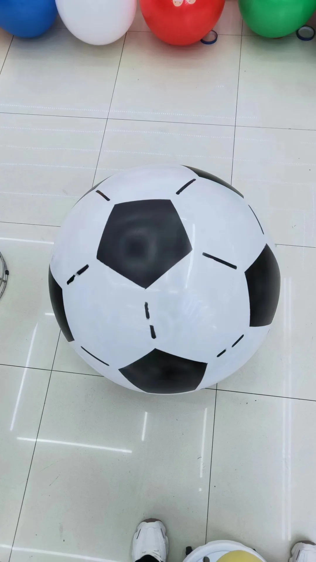 Ballon de football gonflable pour parents et enfants, grand ballon de football, activité amusante, sports de plein air, fitness, 75cm  26