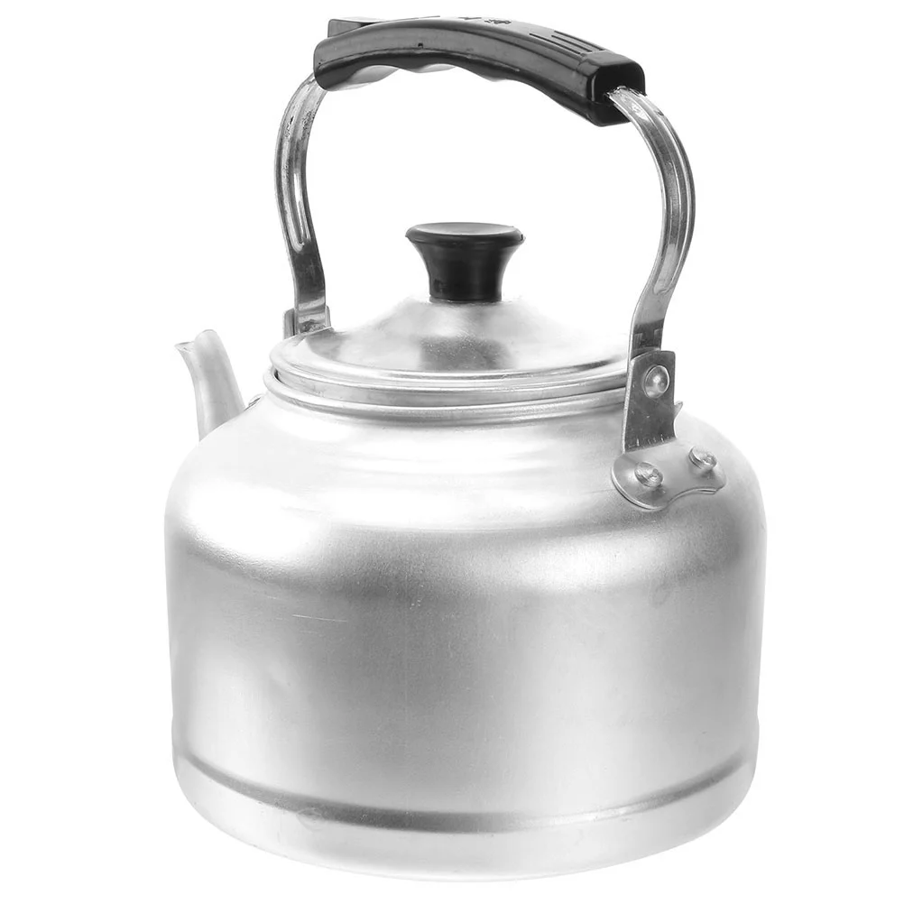 Aluminum Kettle Coffee Pot Water Heating Household Teakettle Handle Handheld Stovetop Wear-resistant Jug Camping