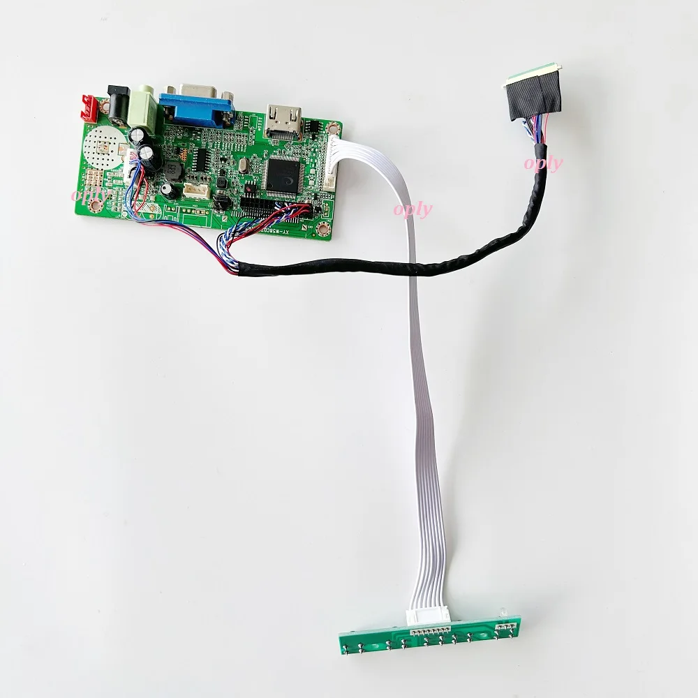 

Комплект платы драйвера контроллера 58C, совместимый с HDMI, VGA Для LP156WH3 LP156WH4 1366X76 8 панель 1366*768, экран монитора, дисплей «сделай сам»