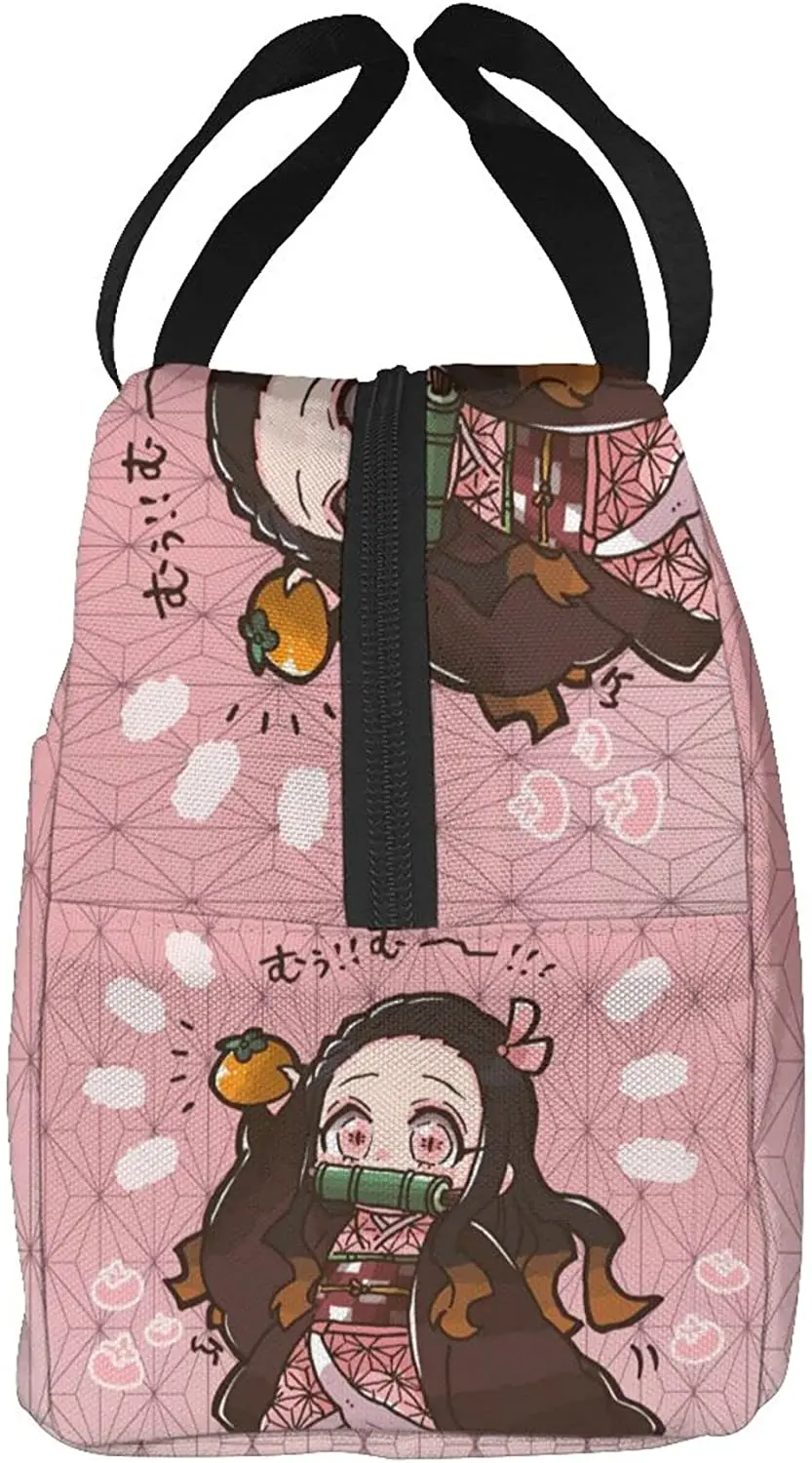 Custom Demon Slayer Kimetsu No Yaiba Nezuko Kamado Lunch Bag Men