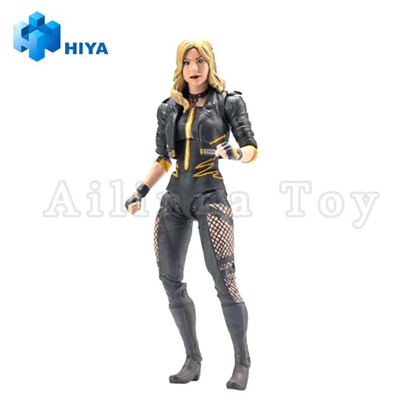 Hiya 1/18 Action Figure Da 4 Pollici Squisita Mini Serie Injection 2 Black Canary Anime Per Regalo Spedizione Gratuita