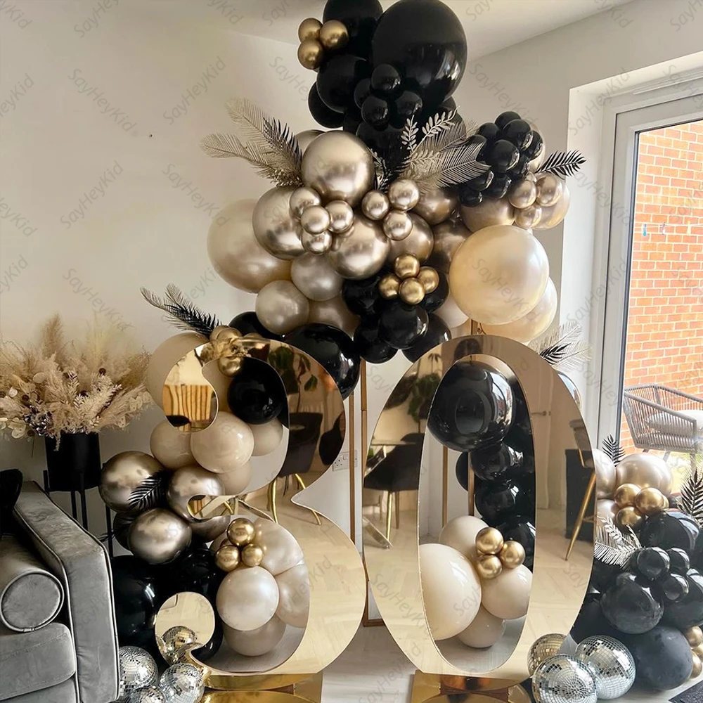 Great Gatsby Party Decorations Party Like Gatsby Balloons Black Gold  Balloon Garland Arch Kit Roaring 20s Party Decorations - Ballons &  Accessories - AliExpress