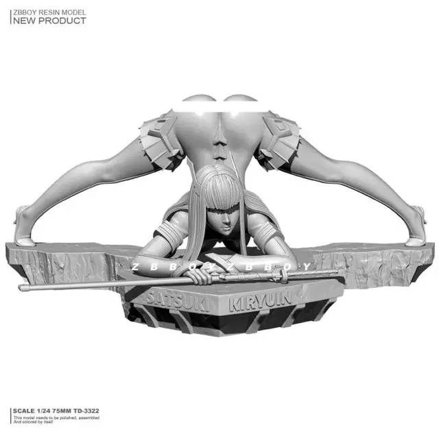 75MM Resin model kits DIY figure beauty self-assembled (special offer) TD-3322 3