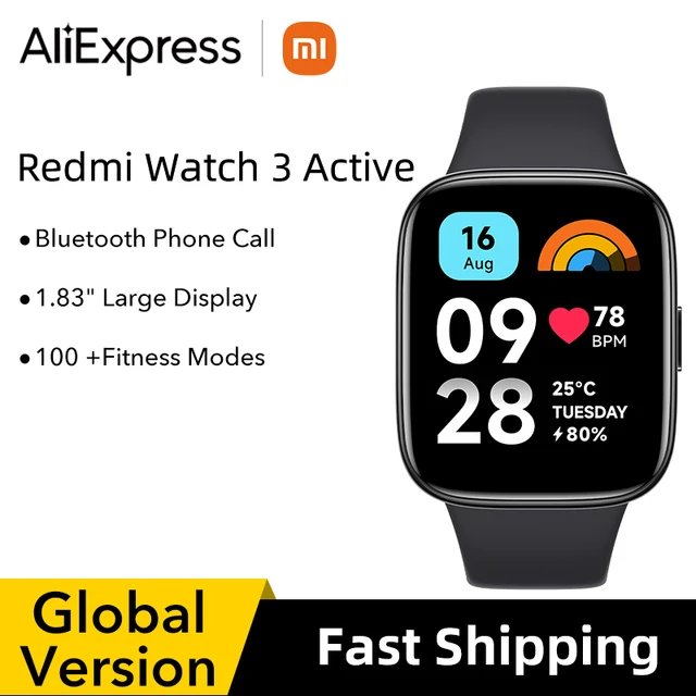 Xiaomi Redmi Watch 3 Active] Global Version Bluetooth Phone Call