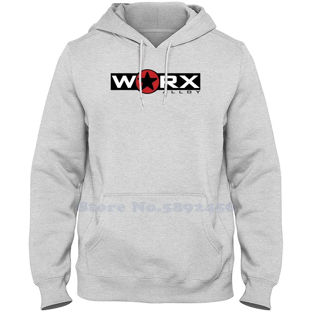 

Worx Alloy Wheels Casual Clothing Sweatshirt Printed Logo Graphic Large Size Hoodie