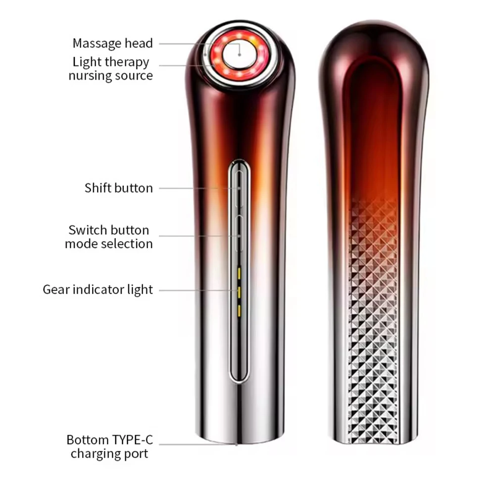 Radiant Skin Rejuvenation Device - Advanced EMS & Radiofrequency Anti-Wrinkle Therapy