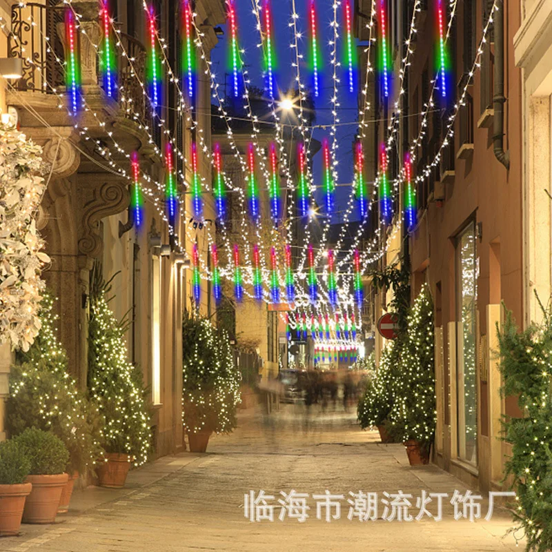 

Led Meteor Shower Light Patch Highlight Waterproof Meteor Shower Light String Christmas Decoration Light String Light