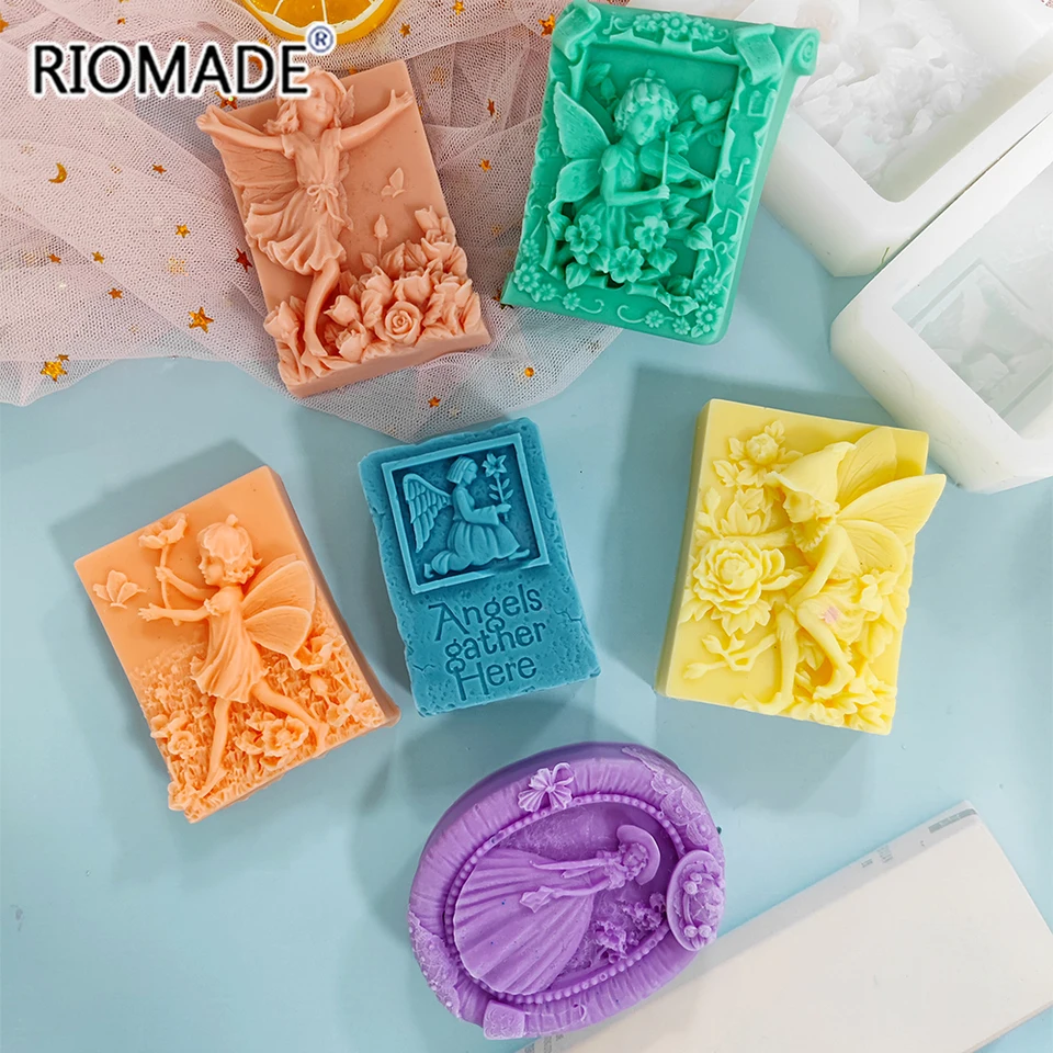 Set di stampi in silicone a forma di ali di angelo, fata, farfalla e