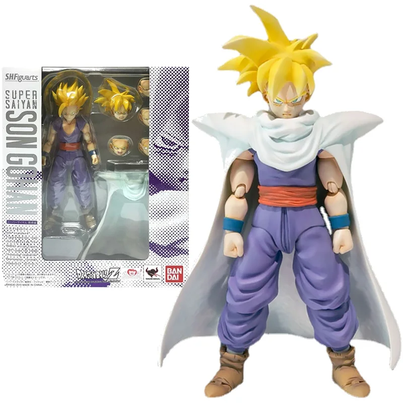 

In Stock Original BANDAI S.H.Figuarts SHF Super Saiyan Son Gohan Dragon Ball Z Anime Figure Model Collectible Action Toys Gifts