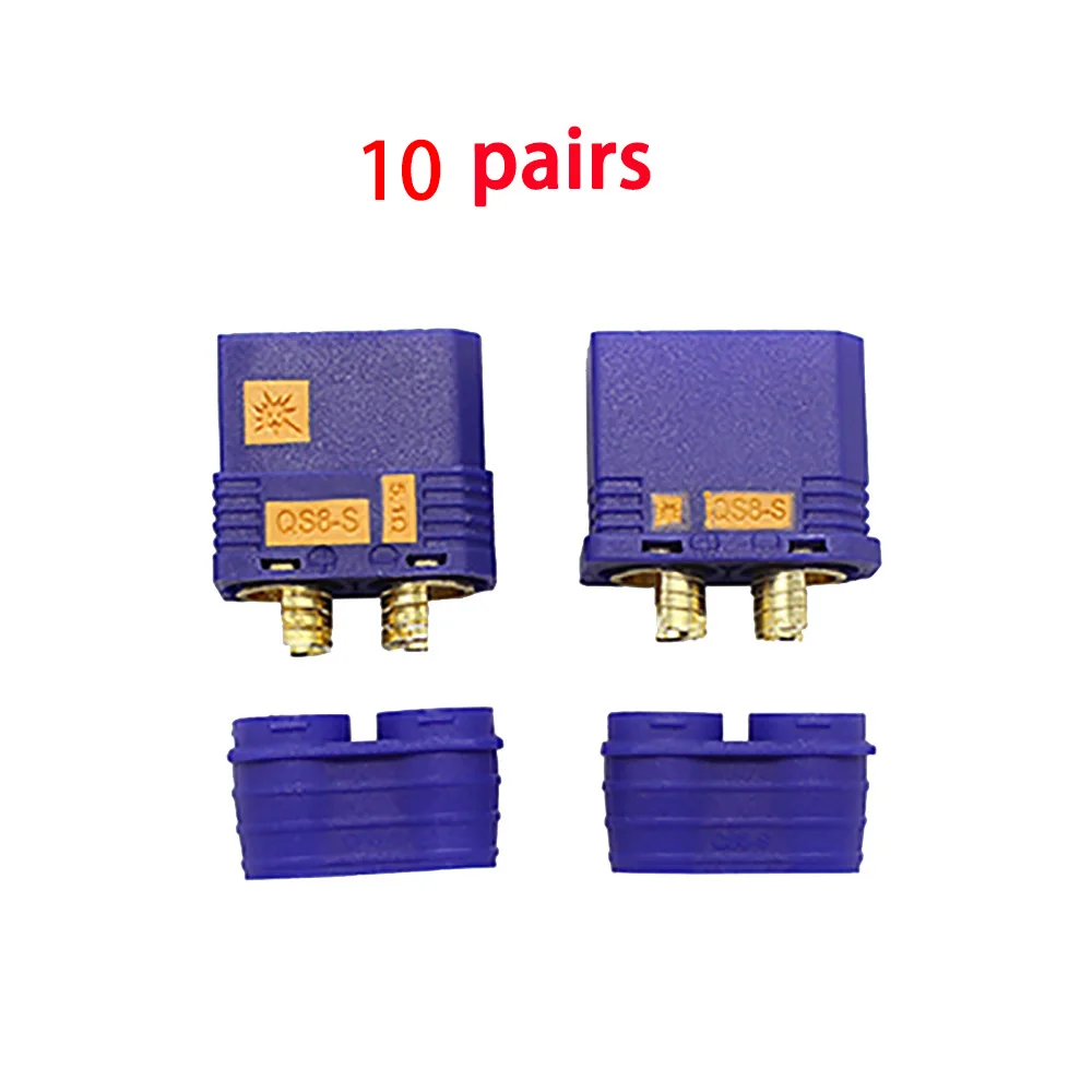 VUNIVERSUM 5 Paar (10 Stück) 2S 3Pin JST-XH 2.5mm Balancer Premium Mini Stecker Buchse Crimp Set
