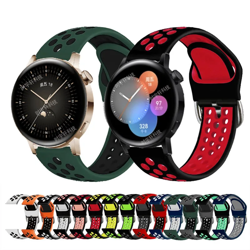 Per Huawei Watch Gt 3 42Mm Cinturino Smartwatch 20Mm Braccialetto Sportivo In Silicone Per Huawei Gt 3 Pro 43Mm/Gt 2/Honor Magic 2 Cinturino Da Polso