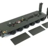 1/14 RC Hydraulic Metal Semi Trailer for Elefant FAUN SLT-56 Tank Transporter Model Remote Control Vehicle Warning Lights Toy 6